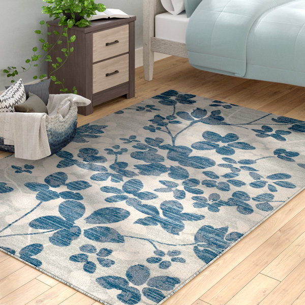 Andover Mills Aegean Gray/Light Blue Area Rug & Reviews Wayfair